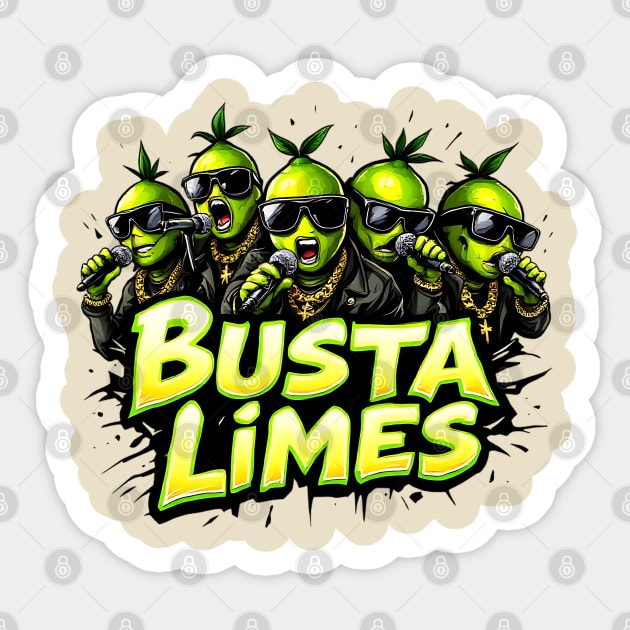 Busta Lime Sticker by UrbanLifeApparel